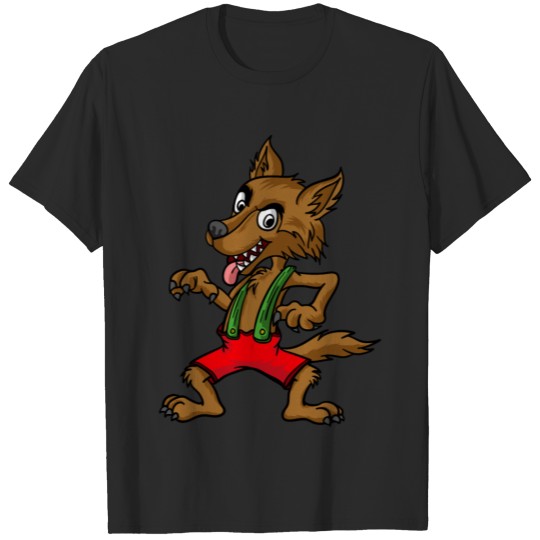 Discover Big Bad Wolf - Three Pigs Lazy Halloween Costume T-shirt