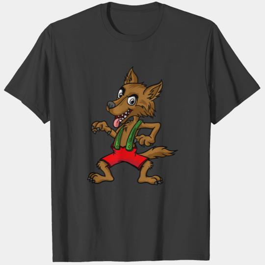 Big Bad Wolf - Three Pigs Lazy Halloween Costume T-shirt