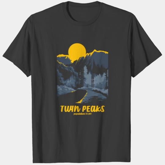 Twin Peaks Welcome To Twin Peaks Poster Gift Tee T-shirt