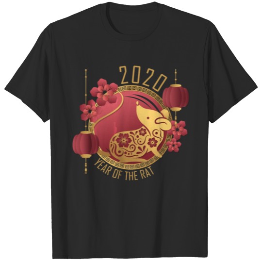 Discover 2020 Year of the Rat Happy New Year Long Sleeve T-shirt