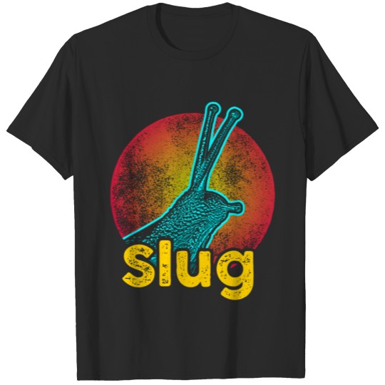 Slug Retro Garden Animal Lover T-shirt