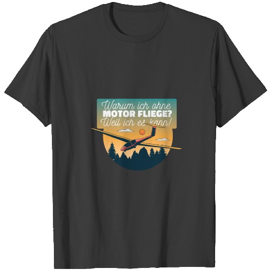 Aircraft without engine T-shirt