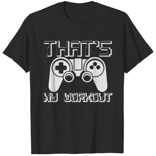 Discover Thats my Workout Gaming T-shirt