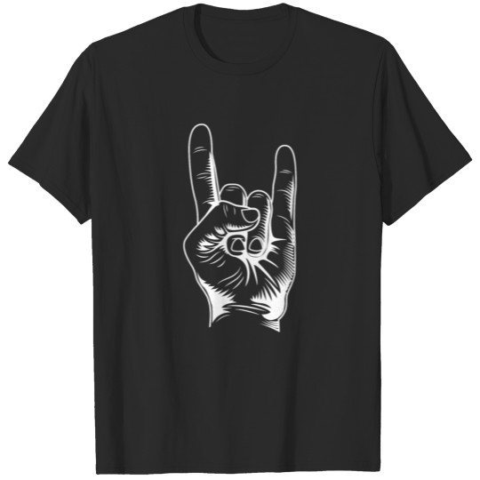 Discover Rock guitar music gift note T-shirt