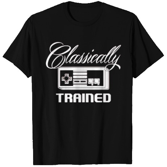 Classically Trained Retrogaming Gamer Gift T-shirt