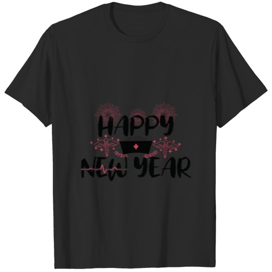 Discover Happy New Year 2021 Nurse , funny New Year Nurse T-shirt