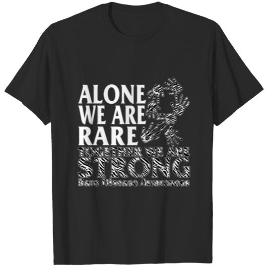 Rare Disease Day Alone We Are Rare Together We T-shirt