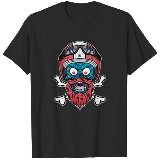 Discover Comic - Zombie Beard Racer - bright T-shirt