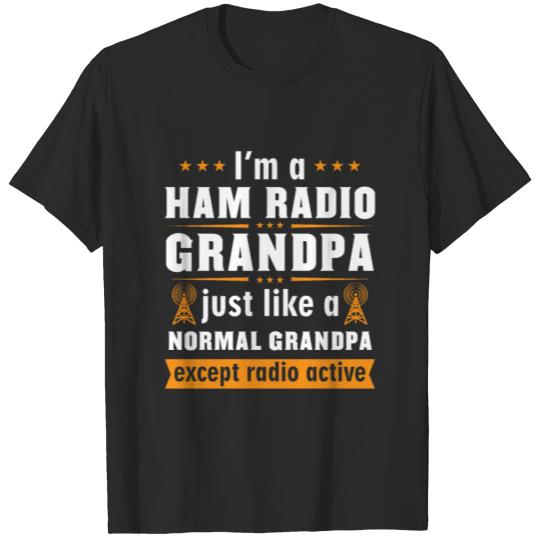 Discover Ham Radio Operator Grandpa Gramps Funny Gift T-shirt