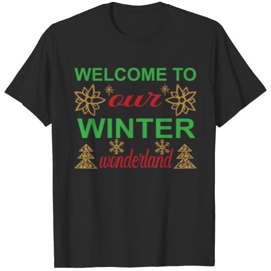 Discover Welcome To Our Winter T-shirt