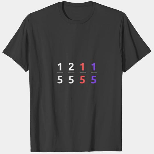 Funny Math 15 25 15 15 Kid Gift Women Men Smile T-shirt