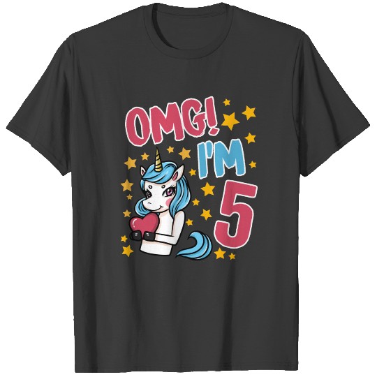 OMG I AM 5 T-shirt