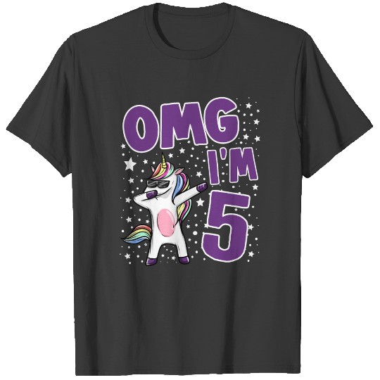 OMG I AM 5 T-shirt