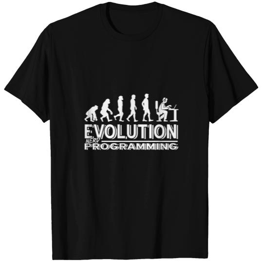 Evolution Nerd Programming T-shirt