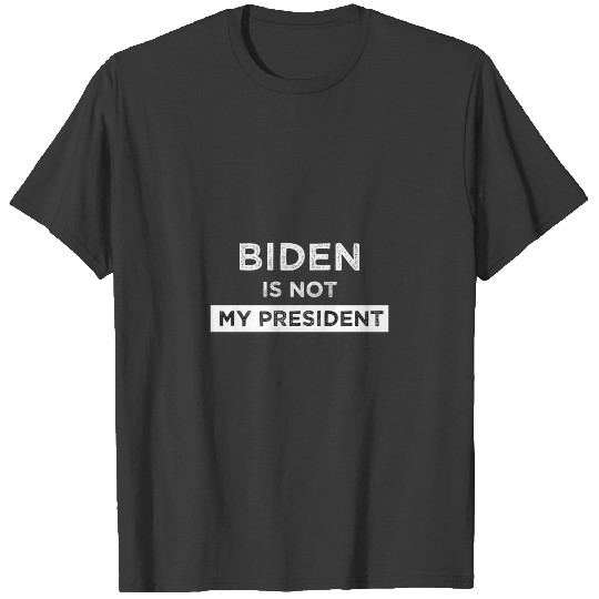 Joe Biden Is Not My President -Retro Vintage Style T-shirt