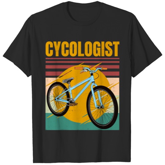 Discover Cycologist Bike Bicycle Ride Hobby Race Retro T-shirt