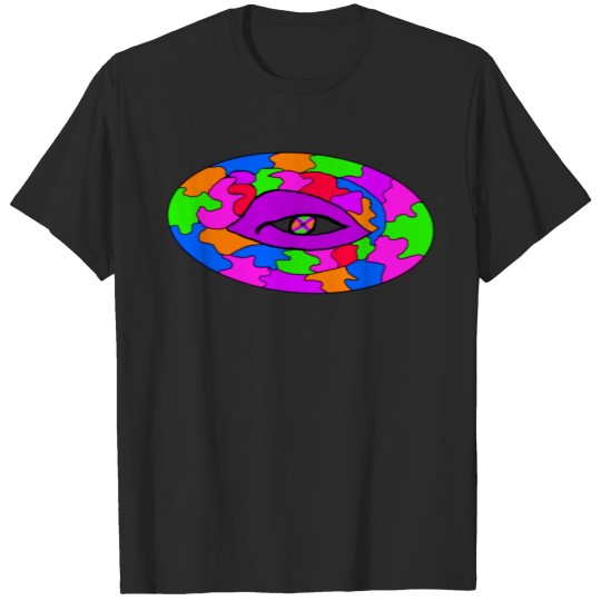Discover Puzzled Eye T-shirt