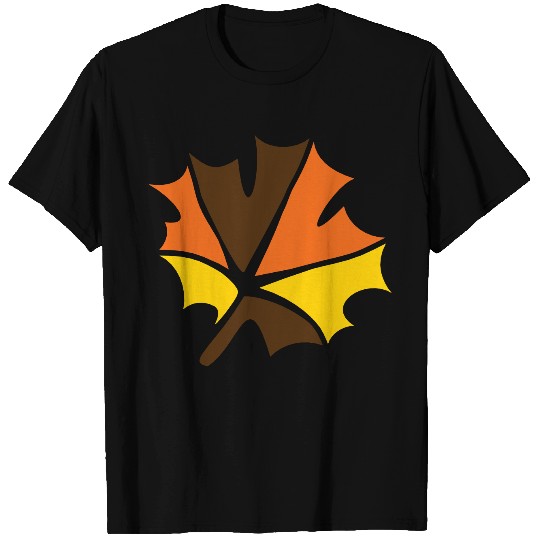 Colorful maple leaves T-shirt