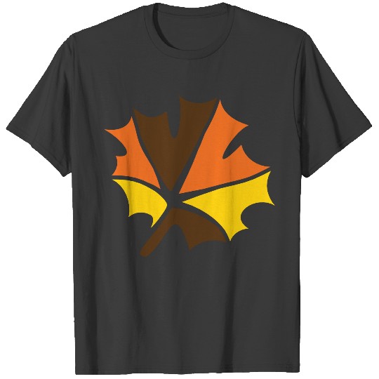 Colorful maple leaves T-shirt