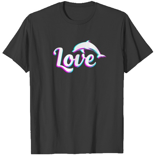Discover Jumping Dolphin love T-shirt