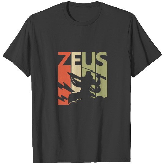 Zeus God of Thunder Greek Mythology Gift for Chris T-shirt