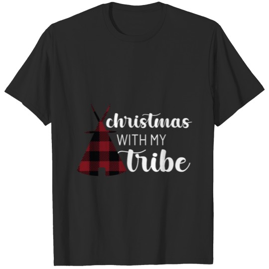 Discover christmas with my tribe , Funny christmas tribe T-shirt