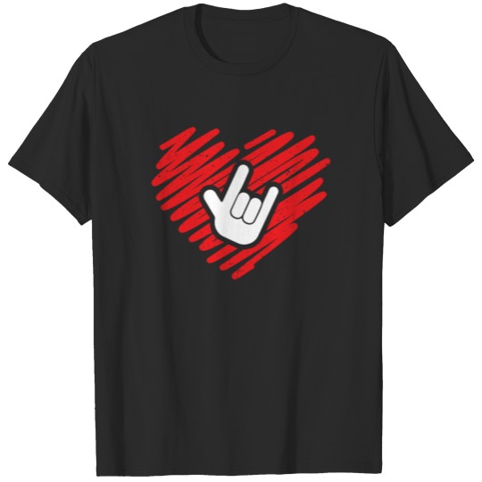 I love you - sign language - deaf and deaf-mute T-shirt
