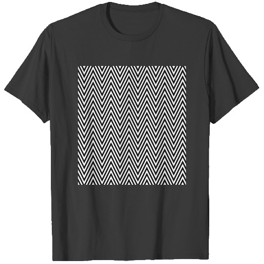 Black and White Christmas Pattern T-shirt