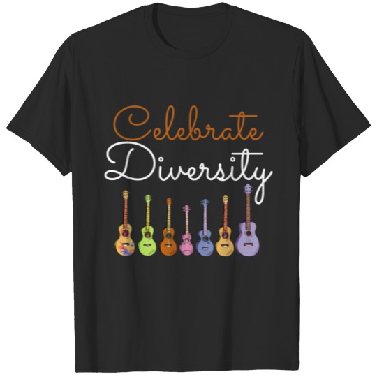 Discover Gift Ideas for Ukulele Players | Celebrate Diversi T-shirt