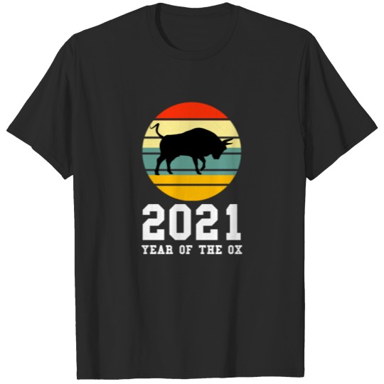 Discover 2021 Chinese New Year Zodiac Year of the Ox Horosc T-shirt