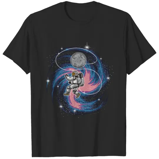 Astronaut Floats In Space - Spaceman Galaxy T-shirt