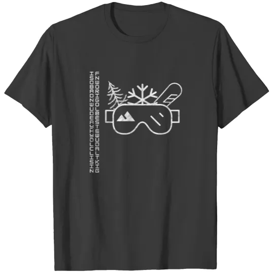 If Snowboarding would be Easy Skiing T-shirt