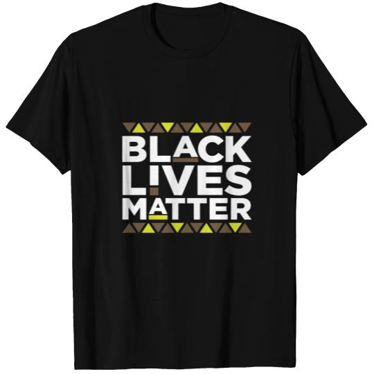 Black Lives Matter Afrocentric Design T-shirt