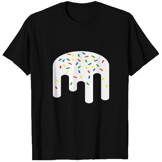 Melting Vanilla Ice Cream Colored Sprinkles Artist T-shirt