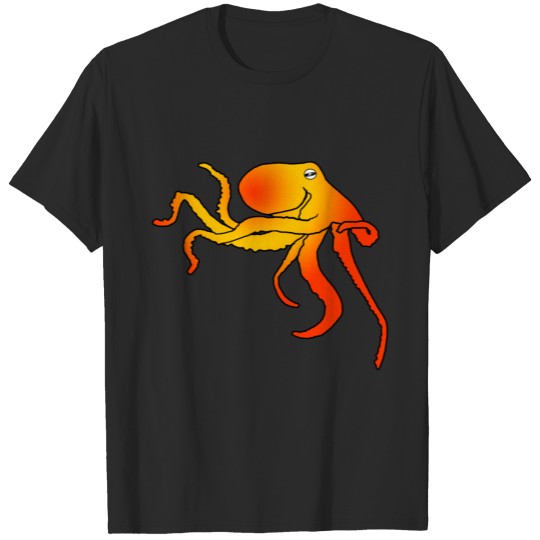 Discover Krake orange T-shirt