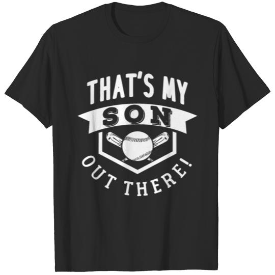 Discover Baseball infielder son gift T-shirt