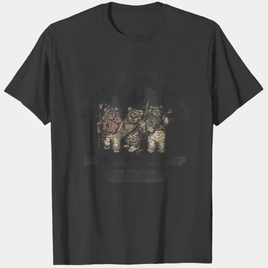 Endor Forest Summer Camp Ewok Trio Portrait T-shirt