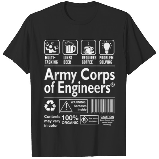 Discover Army Corps Of Engineering T-shirt