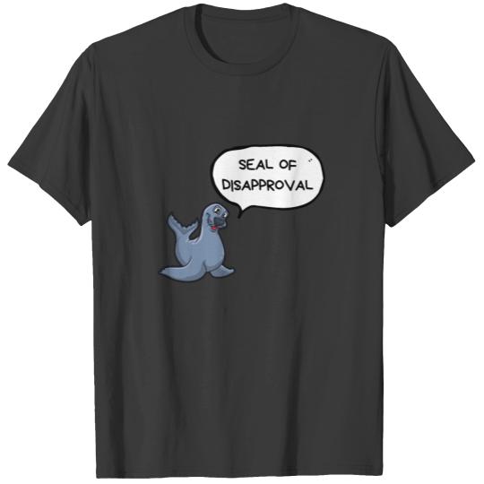 Seal of Disapproval Humour T Shirt T-shirt