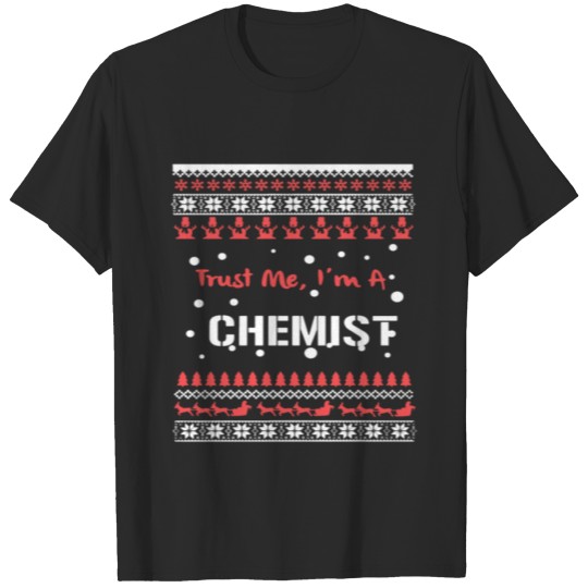 Discover Chemist Ugly Christmas Sweater T-shirt
