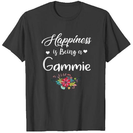 Funny Happiness is Being a Gammie Mothers Day T-shirt