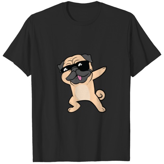 Discover Dabbing Pug Unisex Cool Dog Dab Cute Animal Gift T T-shirt