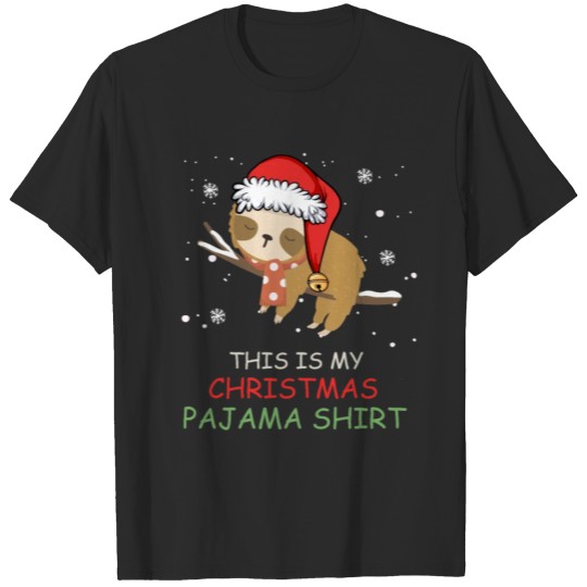 Discover This is My Lazy Christmas Pajama Gift Funny xmas T-shirt