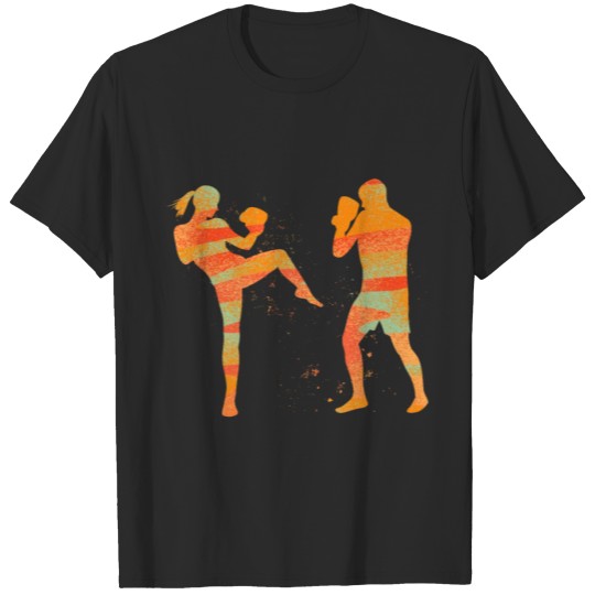 Discover Kickboxing Sparring Kick Boxing Workout design T-shirt