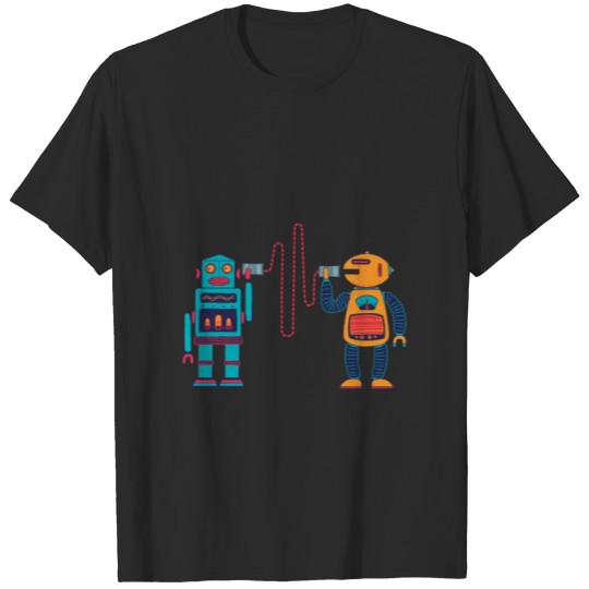 Discover Robot talk | Walkie talkie T-shirt