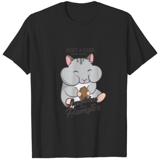 Girl Loves Sunshine And Cute Hamster Ironic T-shirt