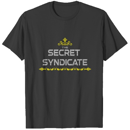 the secret syndicate golden logo T-shirt