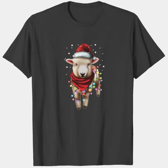 Christmas Sheep - Funny Santa Lamb Xmas Animal T-shirt