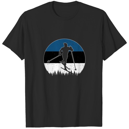 Discover Cross-Country Skiing Gift for Winter Sports Fans T-shirt