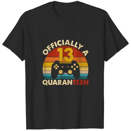 Discover ficially quarann funny 13th birthday gamer T-shirt
